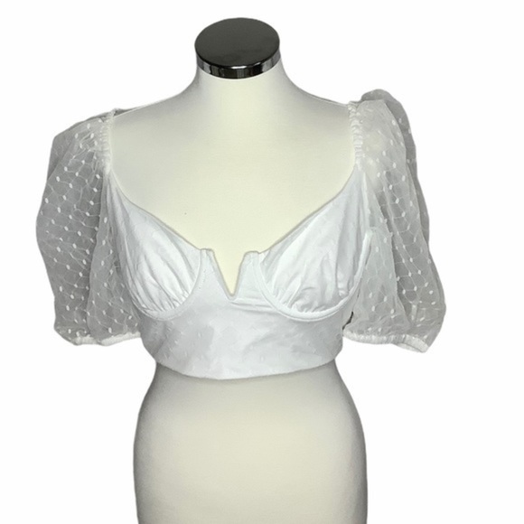 REVOLVE x CAMILA COELHO white Sancia Crop top - Picture 2 of 13